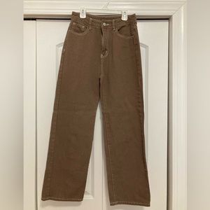 Brown jeans